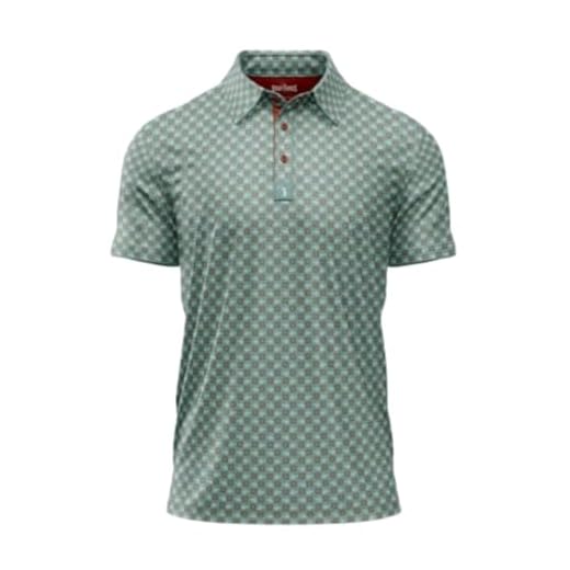 Bogey Bros - Funny Golf Polo Shirts – 4 Way Stretch Men’s Golf Shirts Short Sleeve, Golf Polos for Men with UPF 50 Protection, Mixed, Large