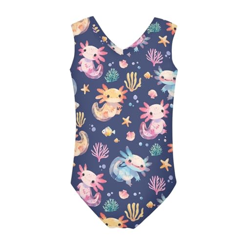 AFPANQZ Girl's Swimsuits Bathing Suits 1-Piece Swimwear Summer Sleeveless V Neck Bikini2