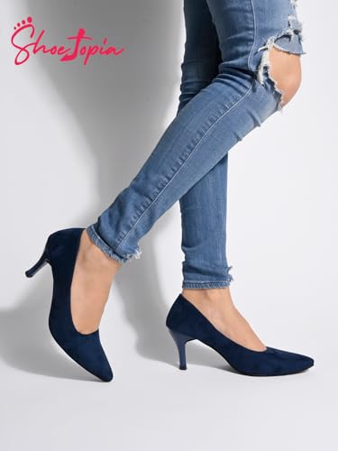 Image of Shoetopia Women Pull On Pump Heels