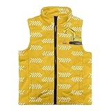 Pointodoor Excavator-Yellow Boys Zipper Vest Warm Sleeveless Jacket Teens Kids Toddler Comfortable Outerwear Fashion Trendy Spring Fall Winter Clothing
