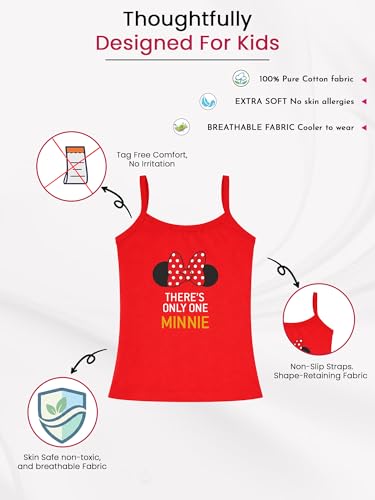 Image of BODYCARE Kids Girls Vest White Colored | 100% Cotton| Skin Friendly Lightweight Sleeveless Design Pack of 3 Print