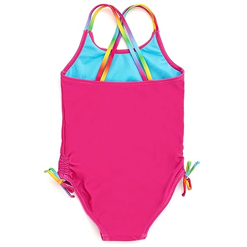 Rainbow Logo Girls One Piece Bathing Suit Little Kid to Big2