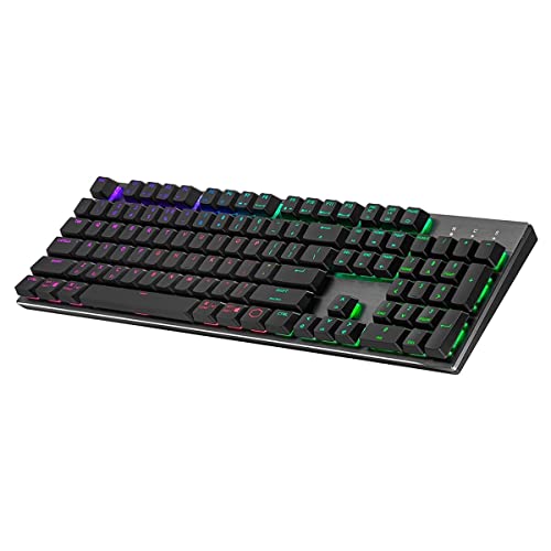 Image of Cooler Master SK653 Wireless Mechanical Keyboard with Low Profile Red Switches, Improved Ergonomic Keycaps, and Brushed Aluminum Design
