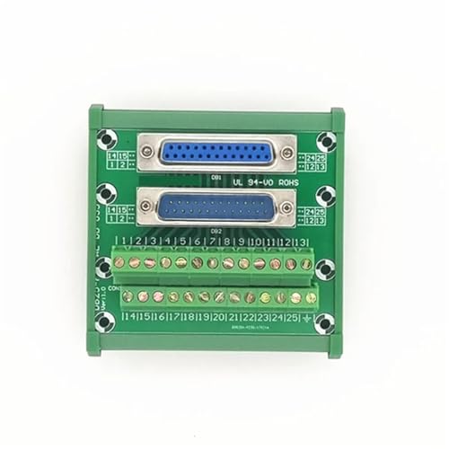 Bornier DB25 rail DIN DB-25MG-B2-1 pour câblage rapide sans soudure
