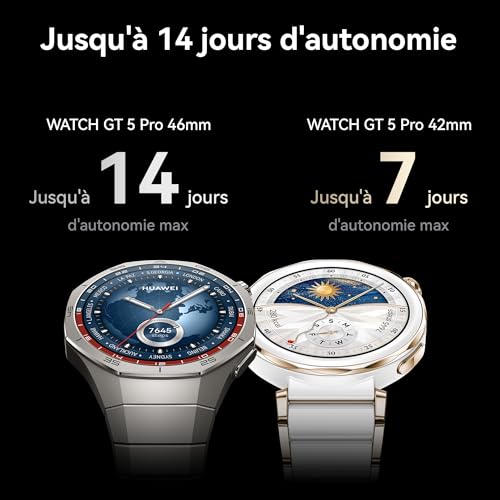 HUAWEI WATCH GT 6 GPS 41mm AMOLED Résistance Eau 5ATM NFC 100+ Modes Sport - vue 7