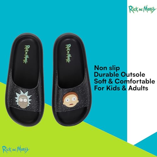 RICK AND MORTY Mens Comfort Slides - Officially licensed Cushion Slides - Rick Sanchez and Morty Smith2