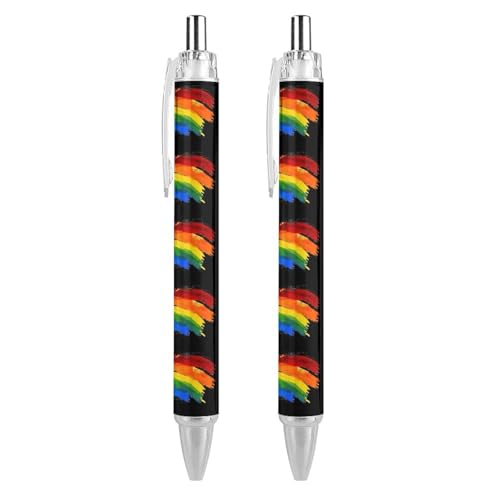 Bolígrafo retráctil arcoíris de 0.5 mm: escritura fina y fluida en un pack de 4 unidades