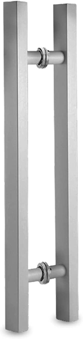 DFGHNBVC Gold Door Pull Handle For Barn Doors, Indoor/Outdoor Sliding Push Pull Handles, Shower Grab Bar, Villa Shed Gate Handle - 100Cm/39 Square Design, Style 1,Style2-80Cm/31.5Inch