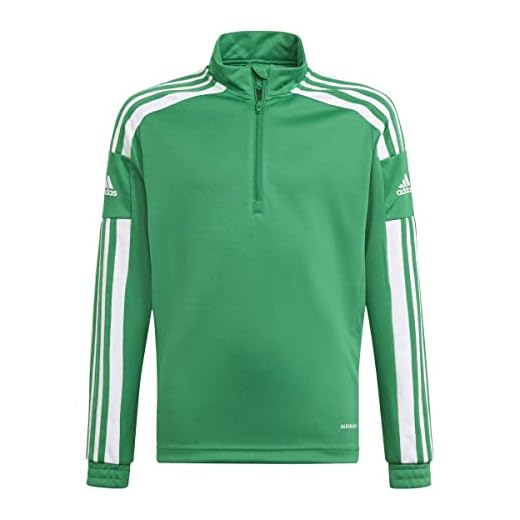 adidas GP6471 SQ21 TR Top Y Sweatshirt Unisex Kids Team Green/White 1516