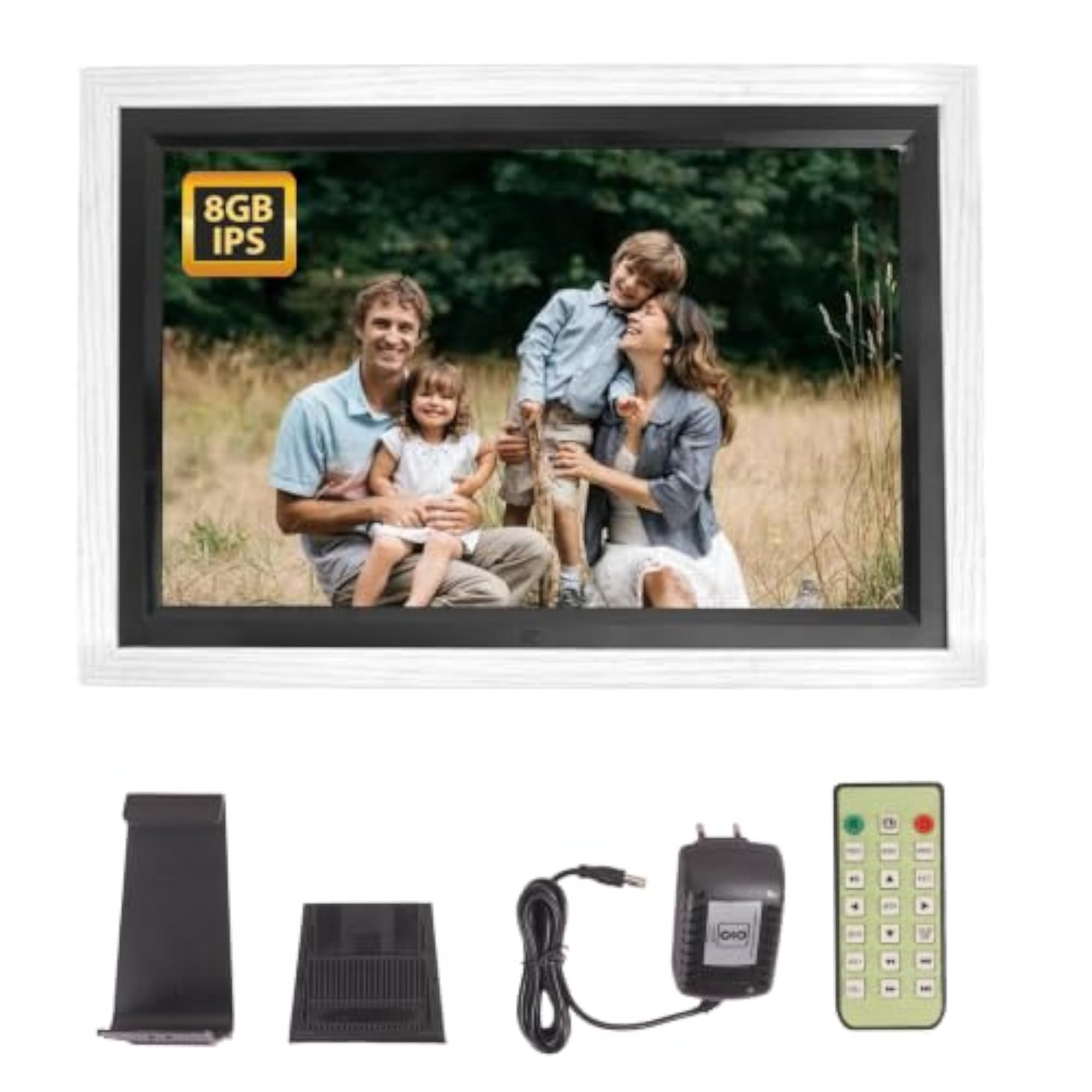 17 Inch Wooden Photo Frame with 1280x800 Display