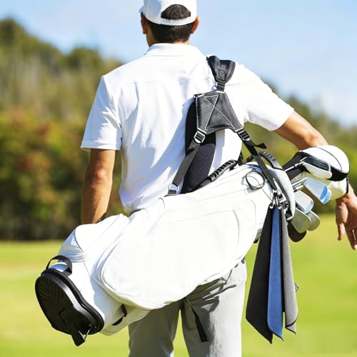 Yaozoon 3 Pack Golf Towels Rag with Carabiner Clip for Golf Bags Men Women,Microfiber Waff - image 5