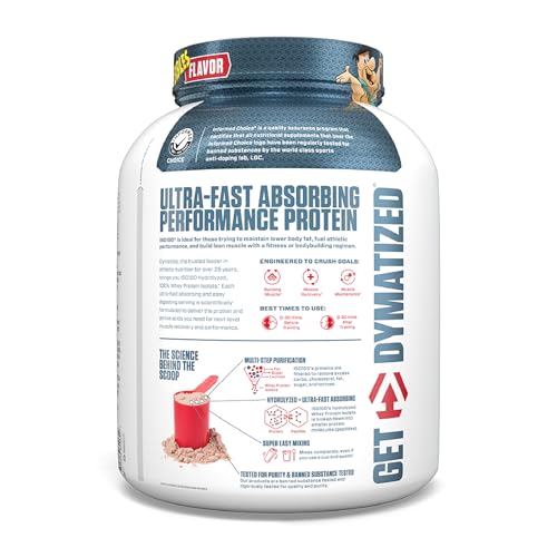 Image of Dymatize x Cocoa Pebbles ISO100 Whey Protein Powder Isolate, 25g of Protein, 5.5g BCAAs, 120 Cal., Gluten Free, 1g Fat, 1g Sugar, 2g Carb (71 Servings)