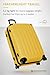 HAUPTSTADTKOFFER - Spree - Luggage Suitcase Hardside Spinner Trolley Expandable 75 cm TSA, Yellow