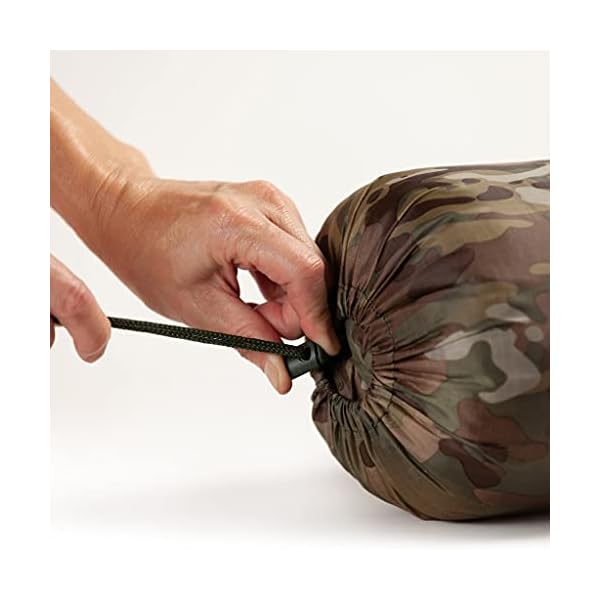 Unbekannt PacMül Military Woobie Decke - Thermo Isolierte Campingdecke Poncho Liner - Groß Tragbar Wasserabweisend für… – Bild 5