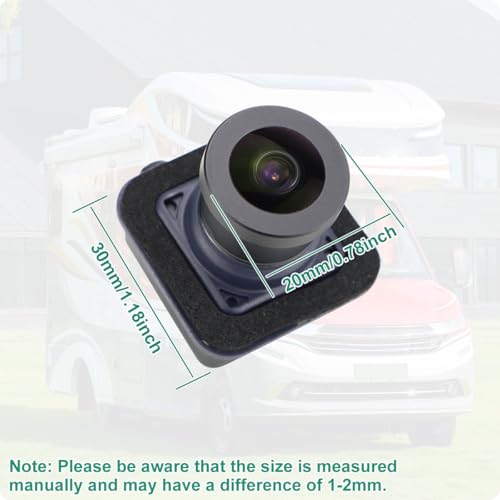 Image of 68144068AC Front Side Rear Backup Surround View Camera Replacement for Chrysler Pacifica Voyager Ram 1500 Maserati Ghibli Levante 2017-2022 Replaces 68144068AB, 68144068AD, 68417514AA by GreenYi