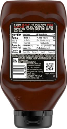 Heinz BBQ Sauce Texas Style Bold & Spicy, 475mL - View #9