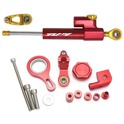 EAMOM Kit de suporte de amortecedor estabilizador de direção de motocicletas adequado para a maioria