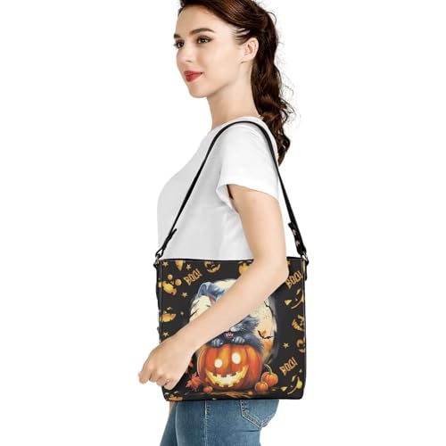 Image of HUGS IDEA Boho Bags for Women Leather Handbag Shoulder Bucket Crossbody Purse