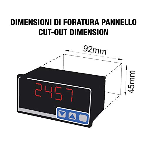 Seneca S311AK Indicateur haute précision à 4 chiffres avec entrée analogique I/V