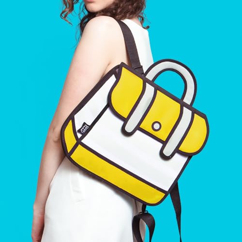 Original 2D Cartoon Backpack (Stripe), Fun Novelty Backpacks Bags for Women, Adults and Senior Year, for Campus, Daily Use and Travel2