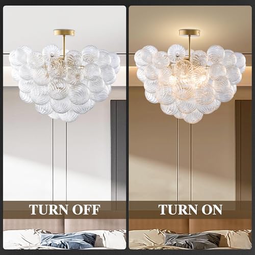 BeyPan Bubble Ball Chandelier – Modern Minimalist Ceiling Light - Image 3