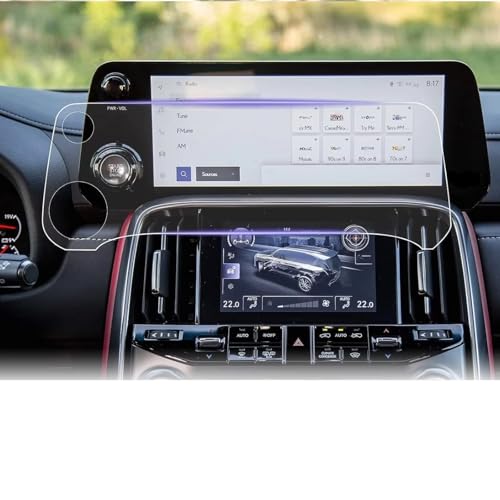 Verre trempé Lexus LX600 évitez rayures écran protection infodivertissement GPS
