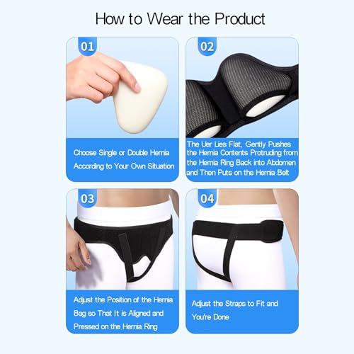 Faja para Hernia Inguinal XL con 2 Almohadillas Removibles miniatura 7