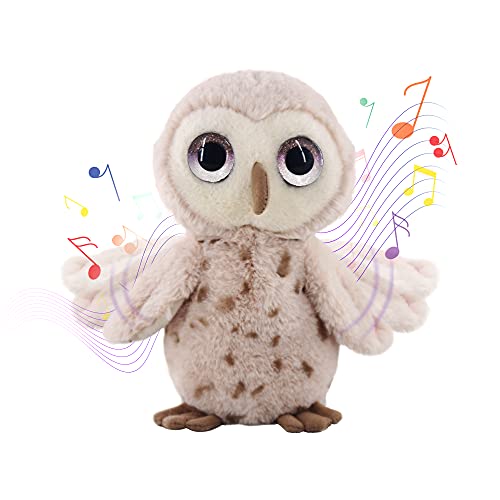 Image of Dancing Owl Stuffed Live Animals Plush Toy - Interactive Toddler Toy - Singing Owl - Cute and Soft Stuffed Pets Alive Animal for Baby - Animated Stuffed Plush Live Pets Toy for Toddlers