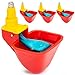 ROYAL ROOSTER Lubing Drinker Cup Poultry Chicken Waterer Nipple - 4 Pack