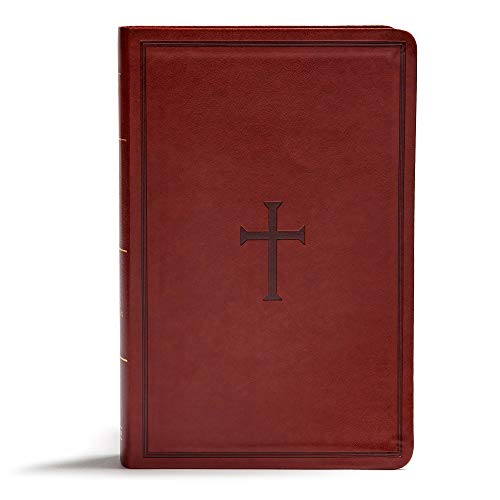 Holman Bibles - KJV Giant Print Reference Bible, Brown LeatherTouch: Red Letter, Ribbon Marker, Smythe-Sewn, Two-Column Text, Concordance, Presentation Page, Full-Color Maps, Easy-To-Read Font Size - -26%