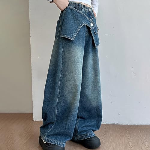 Baggy Jeans Damen Low Waist - Weite Beine & Stretch Für Lässigen Y2K Style