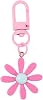 Tofficu llavero de metal con forma de margarita, 6 piezas para bolso y celular, encanto floral moderno, para el Día de la Madre, adorno colgante creativo y accesorio decorativo 7