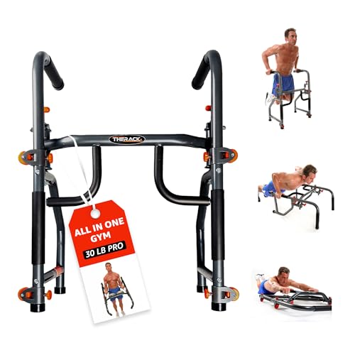 THERACK All in One Gym Workout Station Station d’entraînement, 13,6kg Pro Version
