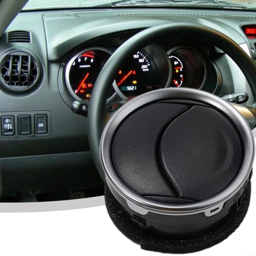 Alanmoship Rejilla de ventilación lateral de plástico negro, para Suzuki para VITARA 2015-2021, repuesto directo para salpicadero de aire acondicionado 73630-56P00 fácil de instalar