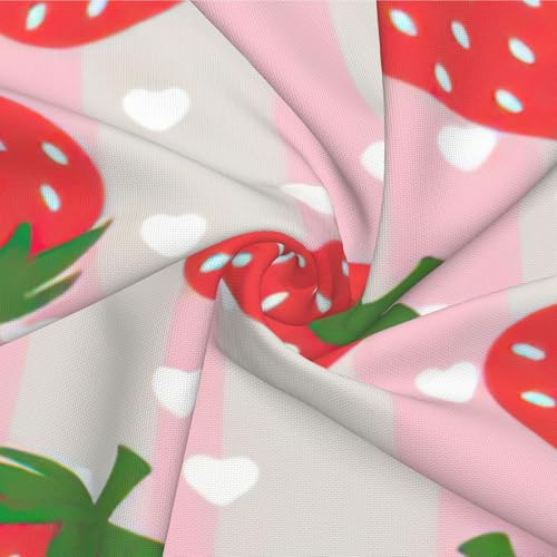 Housse de coussin imprimé fraises EdWal lot de 2 avec fermeture éclair cachée - 7