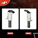 A-Premium 2-PC Engine Variable Valve Timing (VVT) Solenoid Compatible with Audi A4 Quattro 2009-2009, Q5 2009-2012, A5 2010, A5 Quattro 2008-2010, A6 2009-2011, A6 Quattro 2009-2011, S4 2010-2012, S5