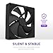 F120P - 120mm Static Pressure Fans - Single Pack - Black