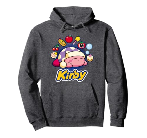 Kirby Sleeping Dreaming About Many Tasty Little Trinkets Pullover Hoodie