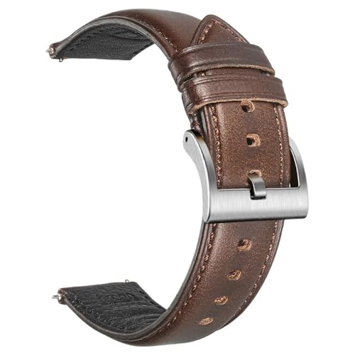 Bracelet montre 20mm 22mm cuir PU universel pour montre connectée
