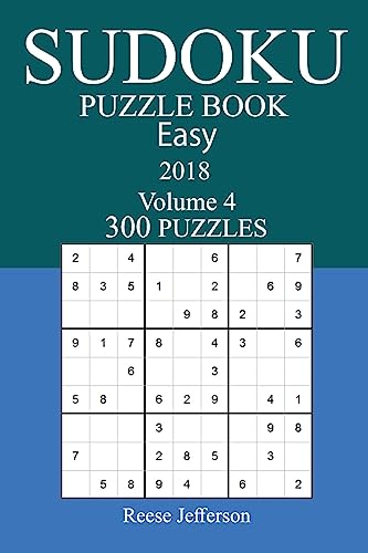300 Easy Sudoku Puzzle Book - 2018
