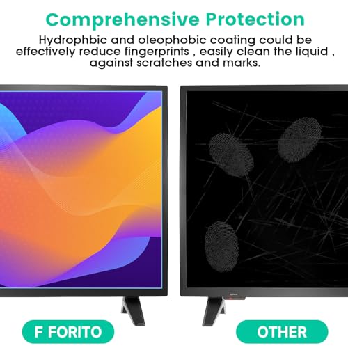 F FORITO 32 inch Anti Blue Light Matte TV Screen Protector, Eye Protection Anti Glare Computer Screen Cover Compatible with 32" TV Screen by F FORITO - Image 5