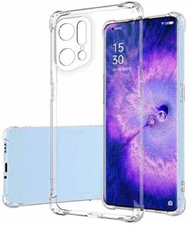 ANKHGIFTSHOP Premium TPU Slim Fit Bumper Case with Corner Protection & Anti-Slip Grip for OPPO FIND X5 - Clear