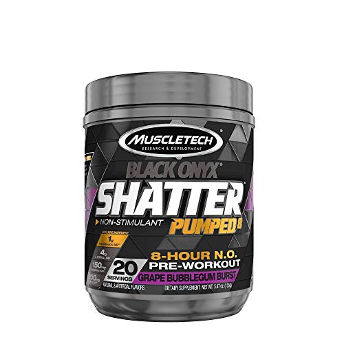 MuscleTech Shatter Pumped 8 Black Onyx Grape Bubblegum Burst