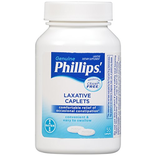 Phillips' Laxative Magnesium Caplets, 100 count, Stimulant & Cramp Free