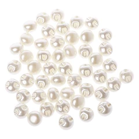 50pcs Buttons 10mm 11mm Round Sewing Pearl Buttons Clothing Garment DIY Apparel Accessories Cover