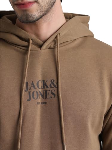 Image of Jack & Jones Men's Cotton Blend Hooded Sweatshirt