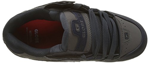 Image of Globe Men's Sabre Skateboarding Shoes, Grey Ebony Dark Shadow 20346, 6 US