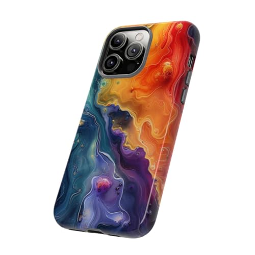 Coque iPhone 14 Pro Max abstraite rigide anti rayures