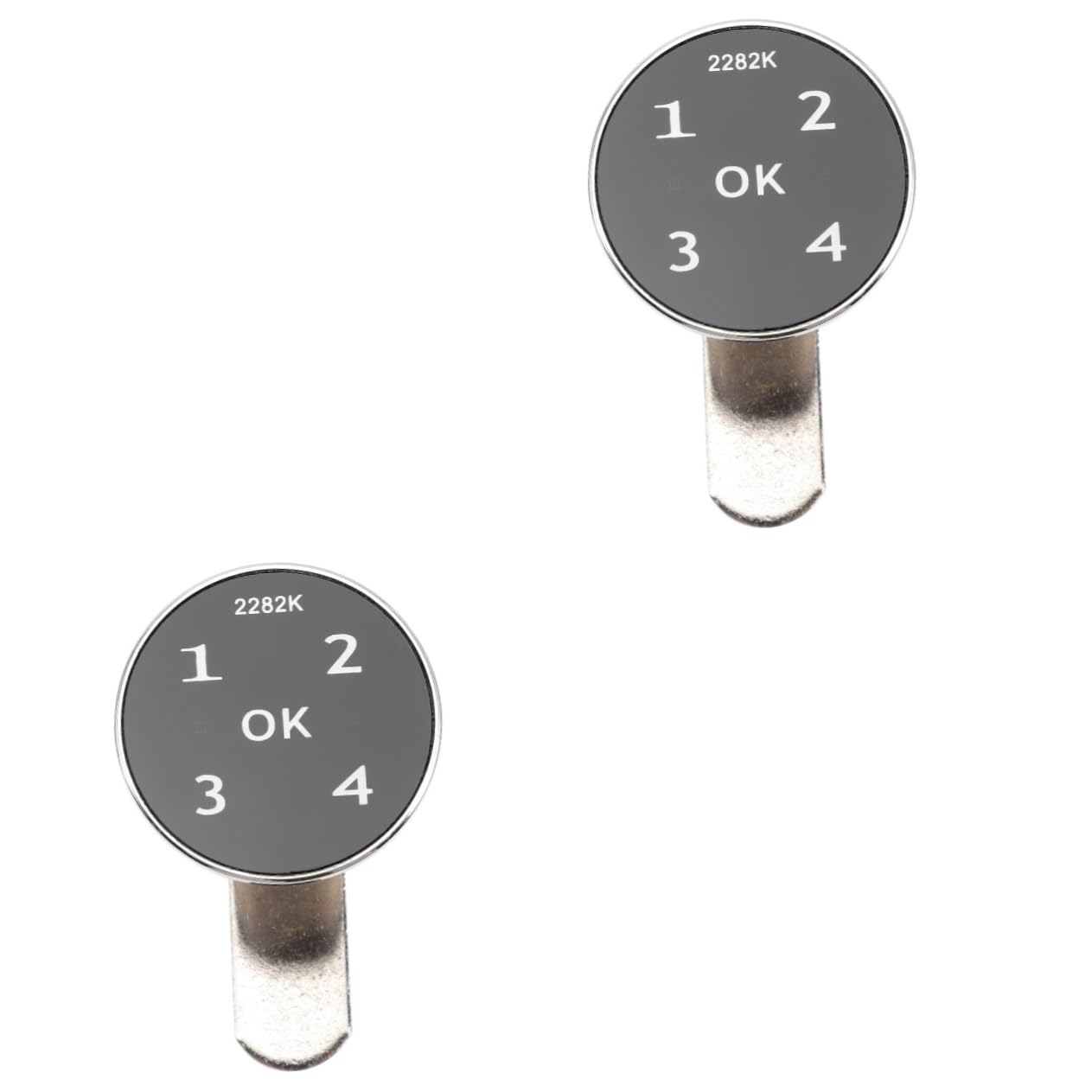 Mikikit 2stücke Elektronisches Passwortschloss Für Schranktüren Touchscreen Digital Lock Mit Einzigartigem Design Passend Für Verschiedene Möbel Sicher Und Langlebig Für Zuhause Und