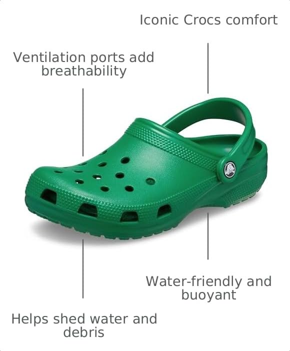 Image of Crocs Unisex-Adult Classic Clog, Clogs for Women and Men